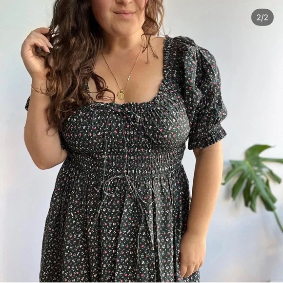 Doen Victorie Dress in Moreau Garden Print - Picture 2 of 9